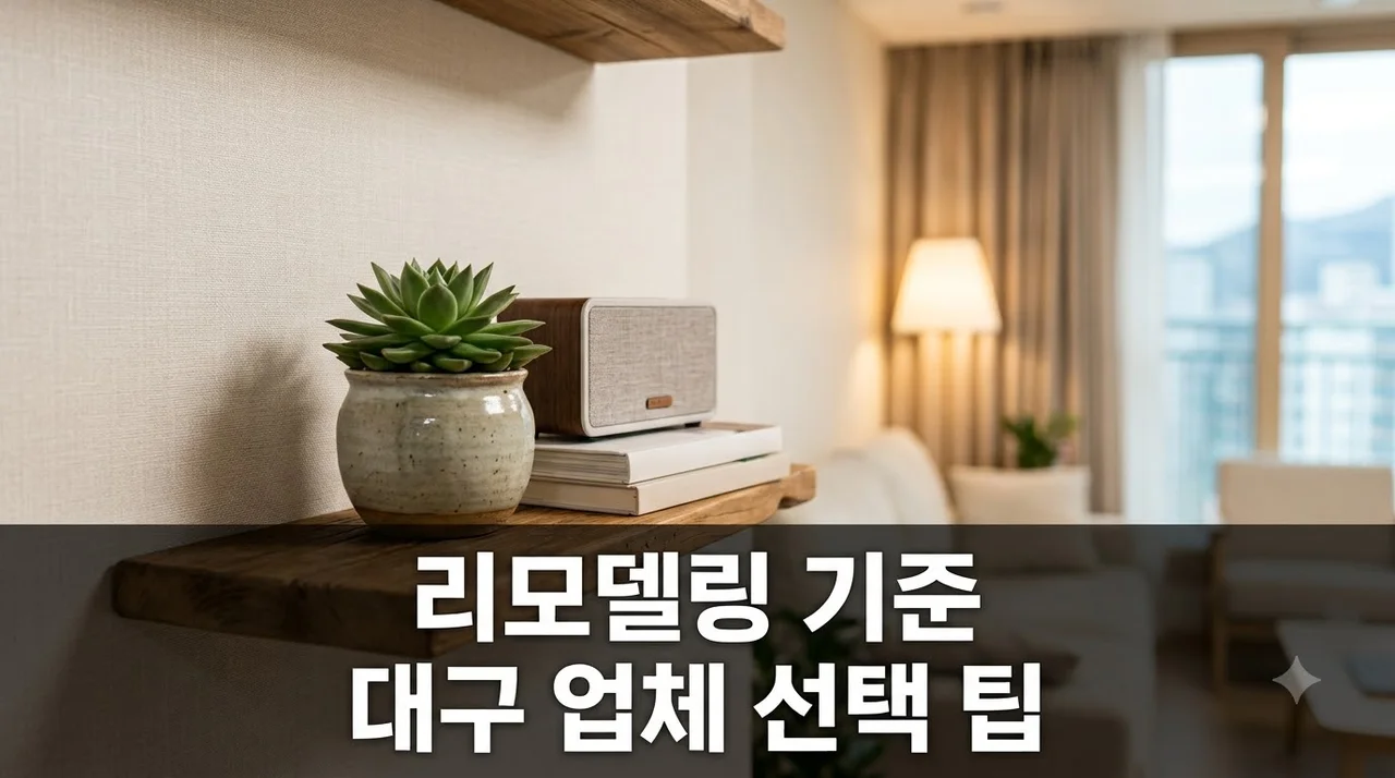 대구 리모델링 업체 고르는 기준 직접 경험하고 정한 솔직후기