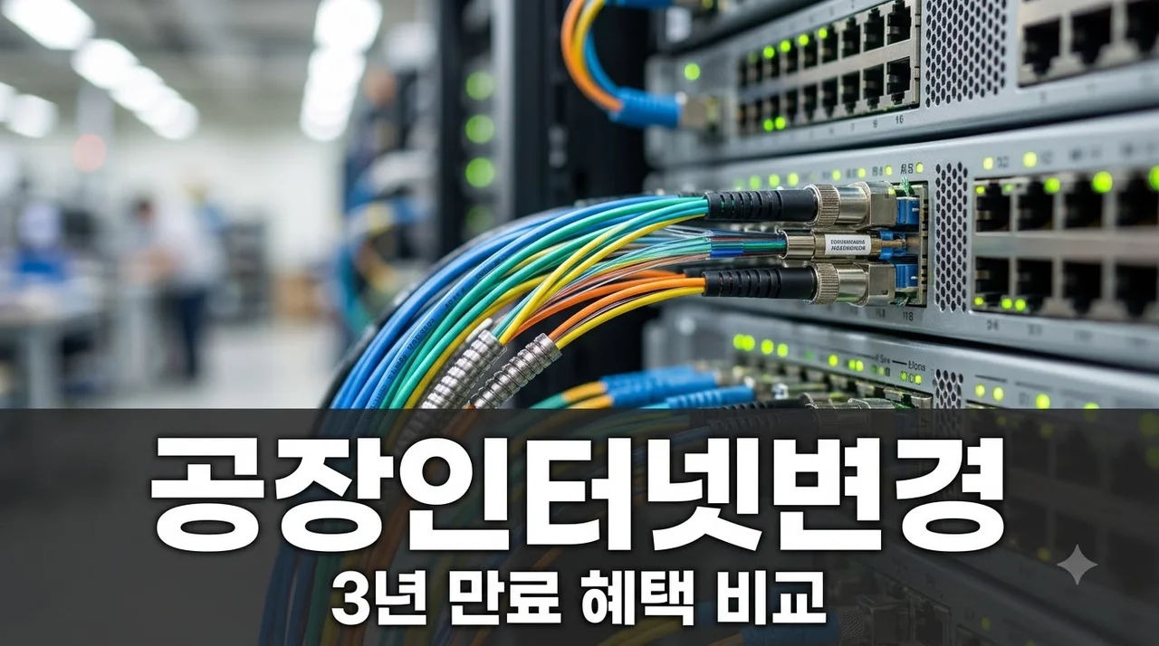 대구 공장 인터넷가입 3년 만료 후 변경가입 상담 혜택 안내