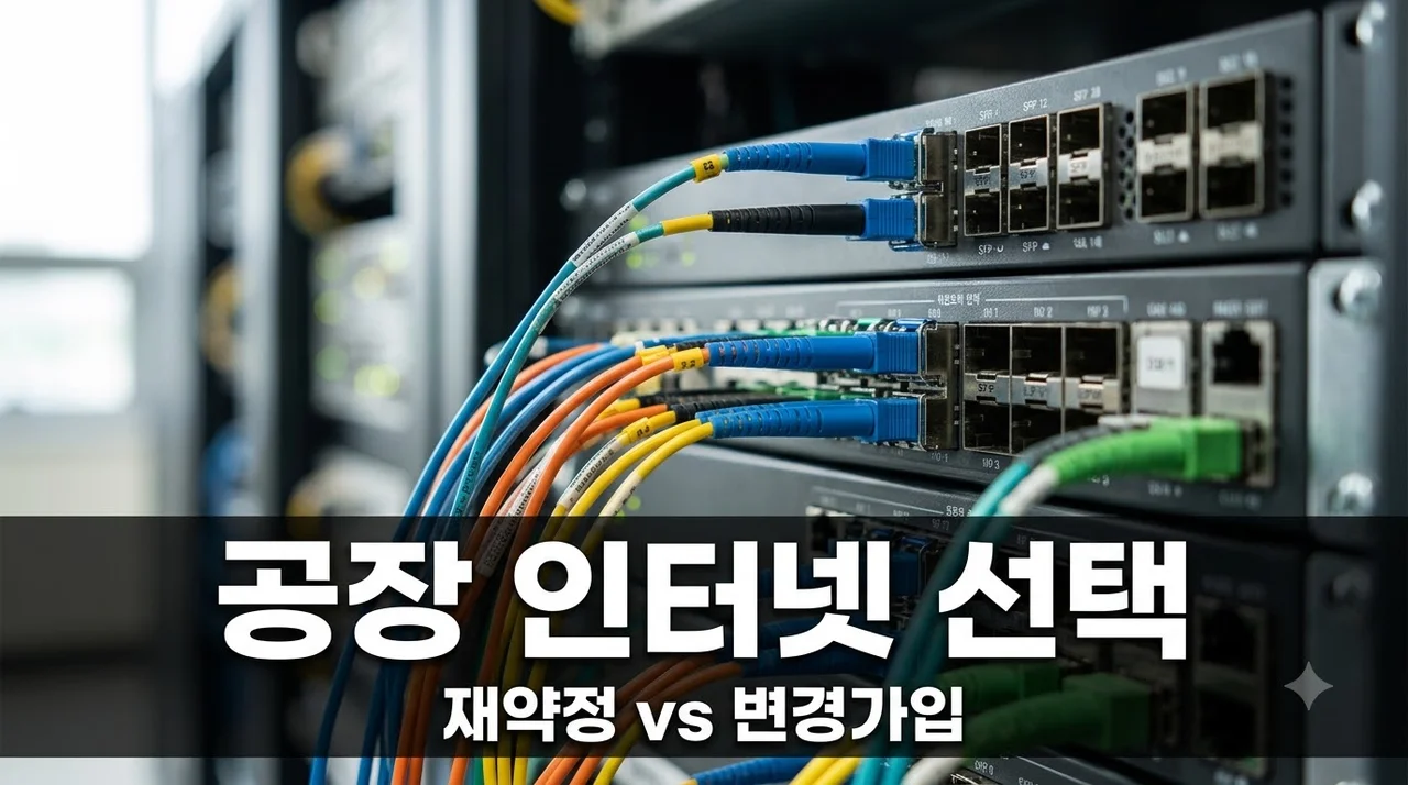 공장 인터넷 재약정과 변경가입 비교: 어떤 선택이 유리할까?