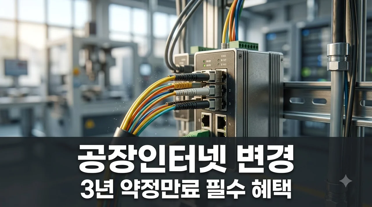 공장 인터넷 3년 사용 후 통신사 변경이 필요한 이유와 비용 절감 팁