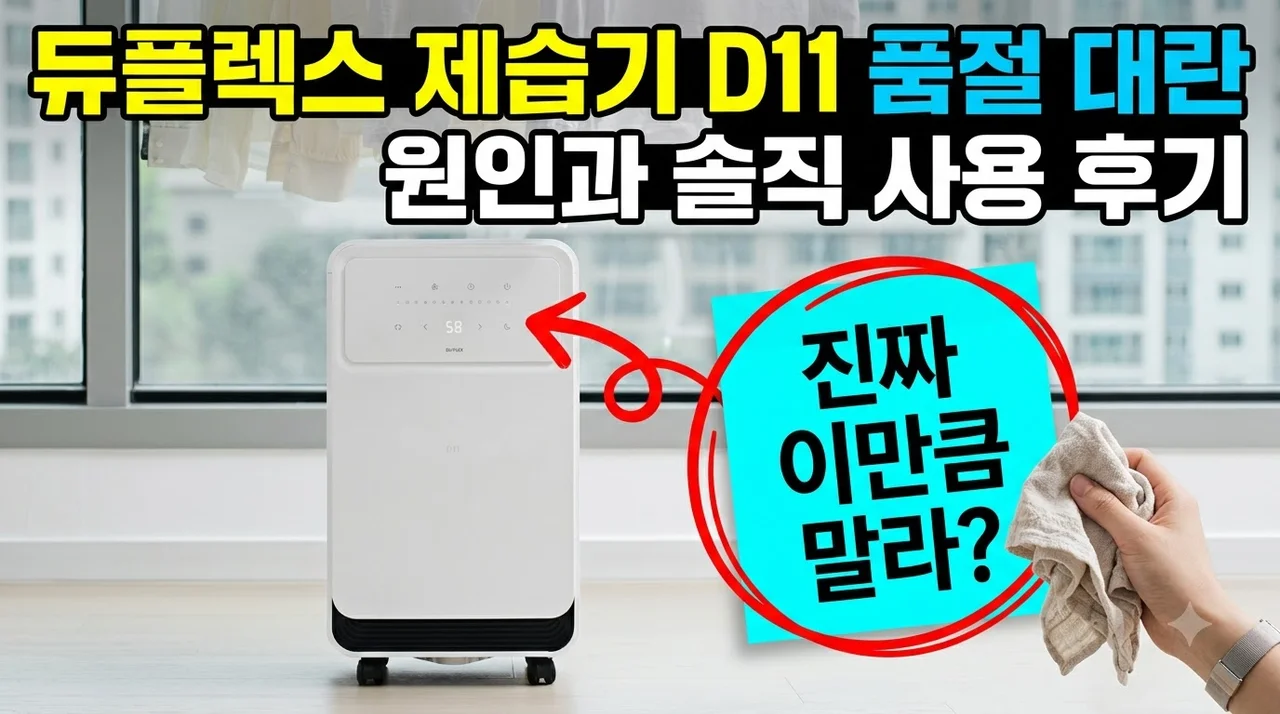 듀플렉스 제습기 D11 품절 대란 원인과 솔직 사용 후기