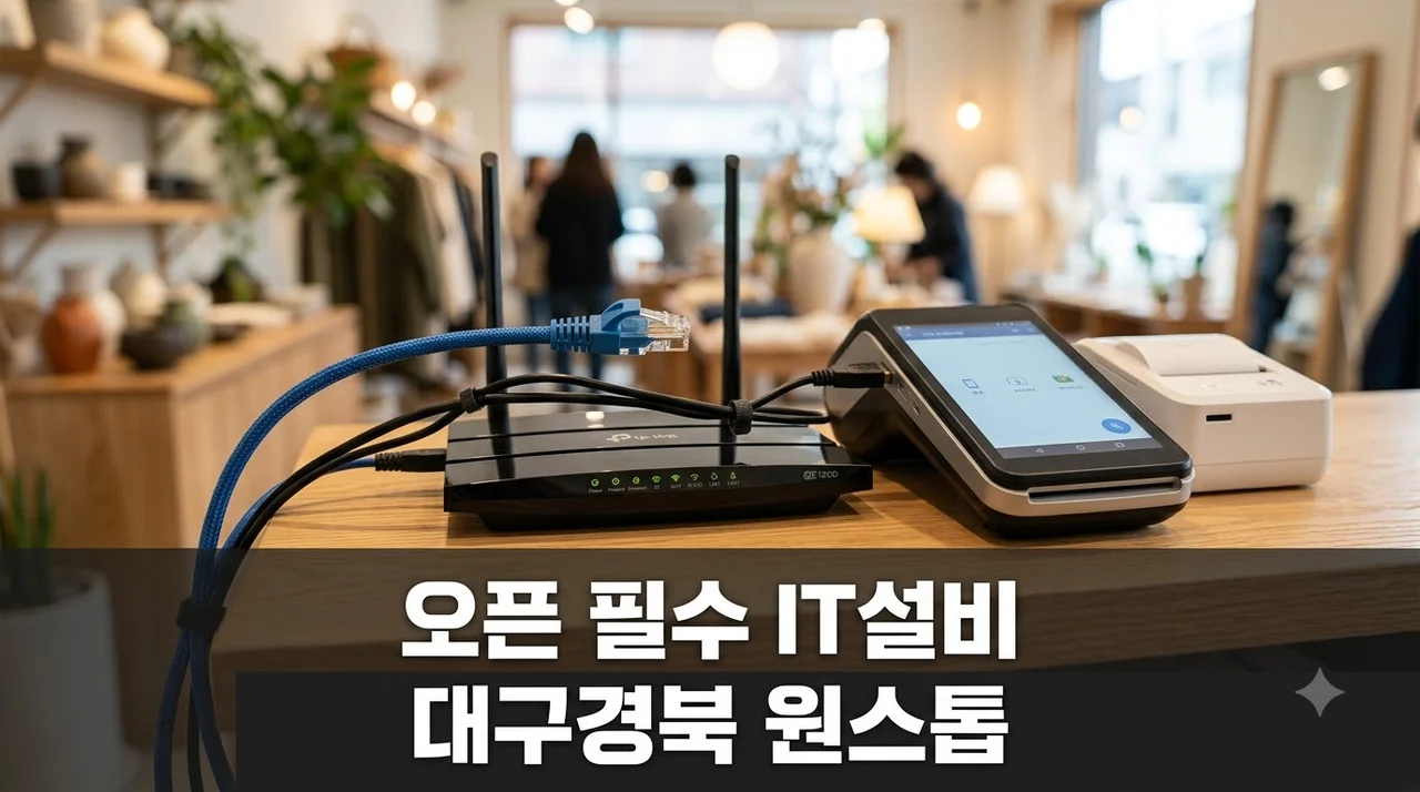 가게 오픈 전 꼭 챙겨야 할 IT설비 7가지 대구경북 원스톱 구축