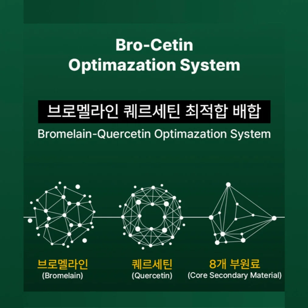 1+1 브로멜라인 퀘르세틴 파인애플 효소 파파인 아이 노스릴리브 소포레틴 60정, 2개 [원산지:상세설명에 표시] 상세 이미지 1