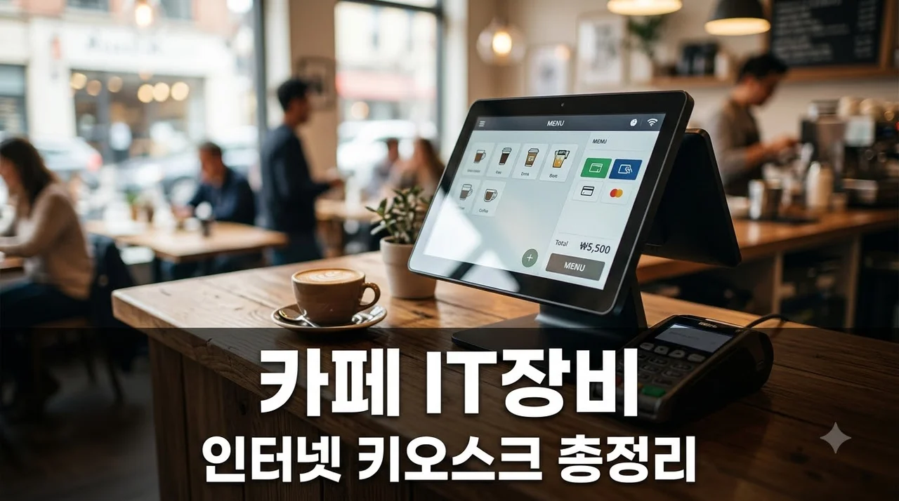 카페 창업 필수 IT장비 키오스크부터 인터넷 가입까지 완벽정리