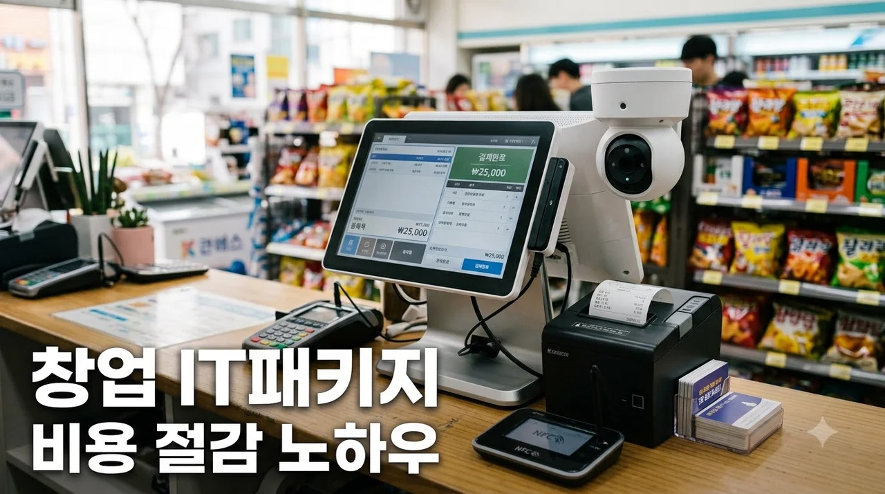 소상공인 창업 IT패키지 비용 절감! 인터넷 POS CCTV 설치 총정리