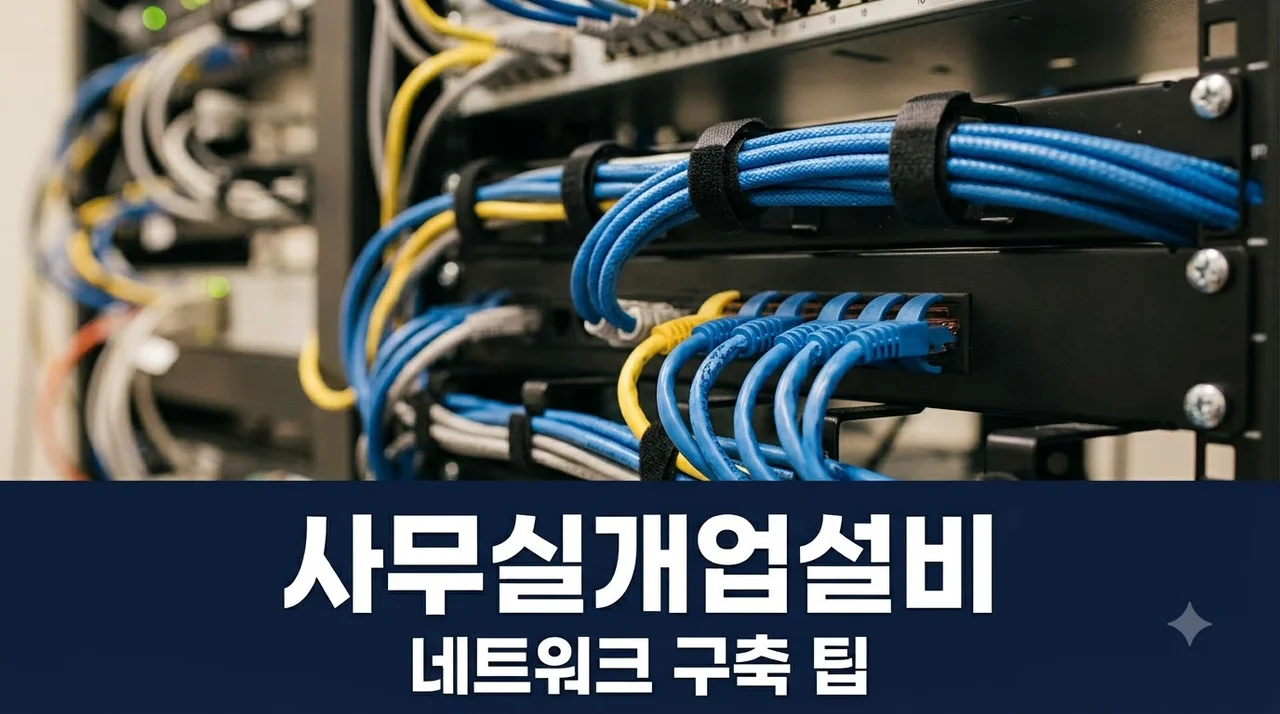 사무실 개업 필수설비 기업인터넷과 구내 네트워크 구축 가이드 2026