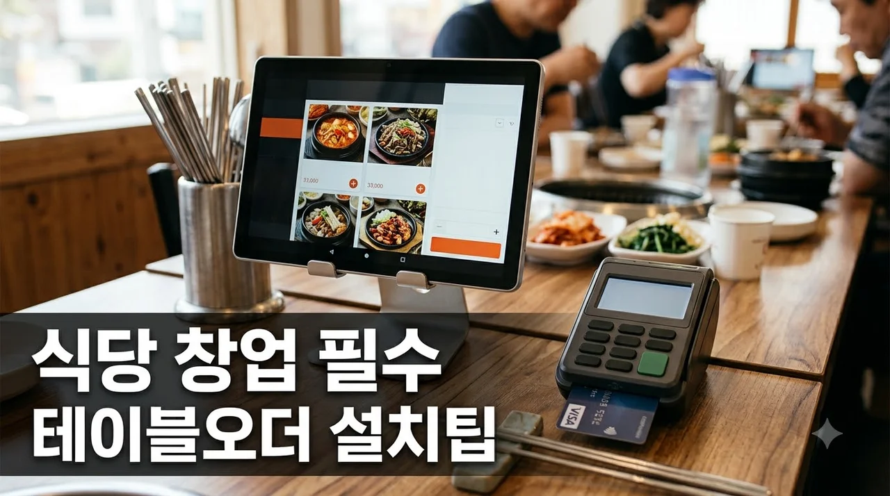 대구경북 식당 창업 테이블오더 카드결제단말기 설치 전 필수 체크리스트