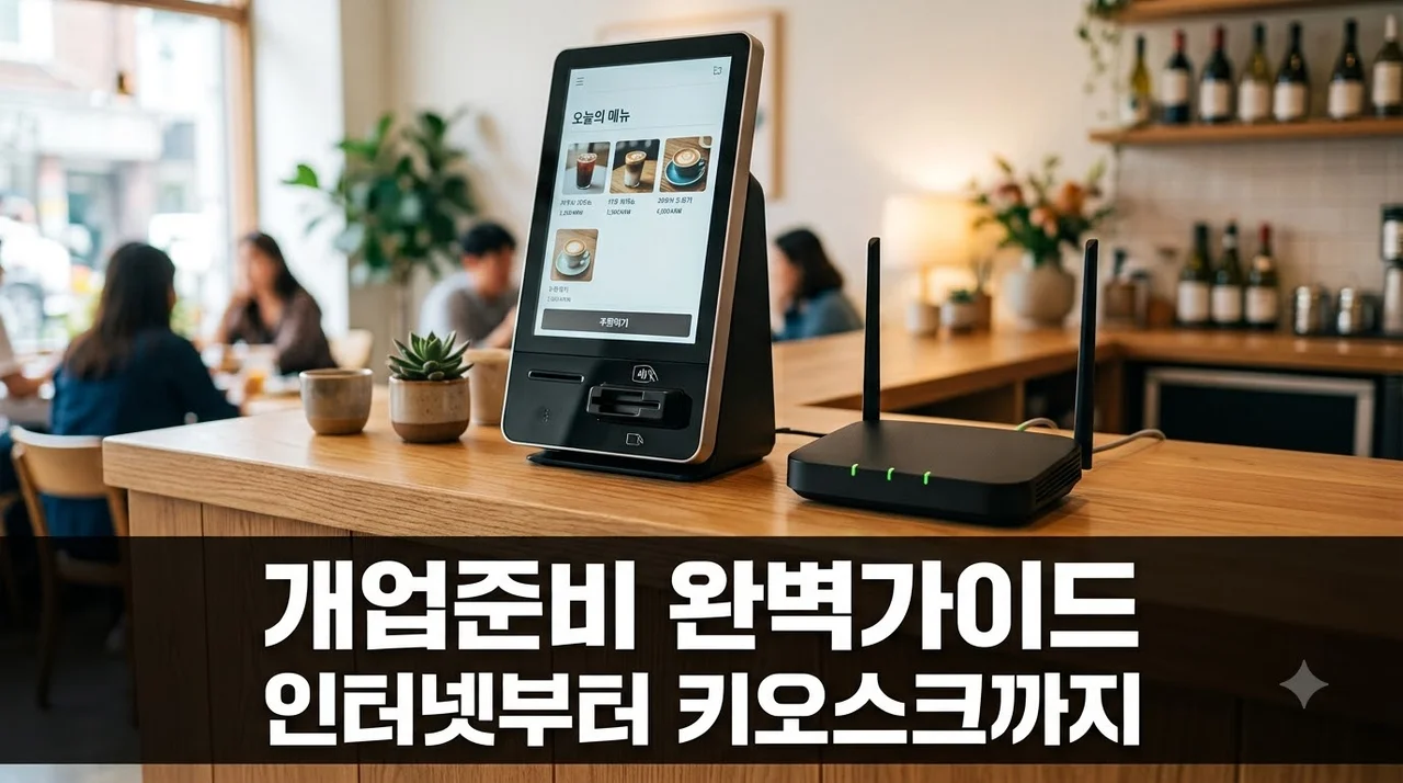 개업 준비가 쉬워지는 인터넷 가입부터 키오스크 설치 완벽 가이드