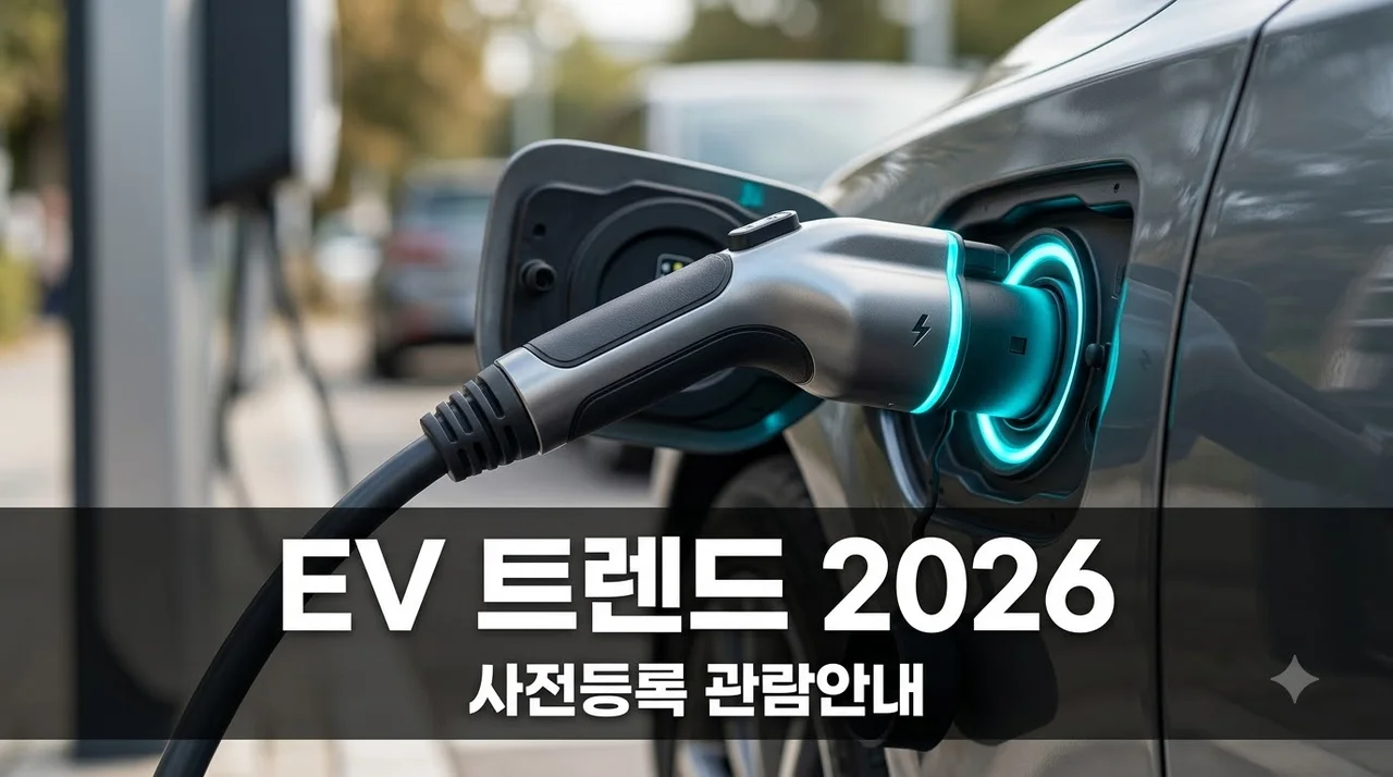 EV 트렌드 코리아 2026 관람 일정 사전등록 및 박람회 총정리