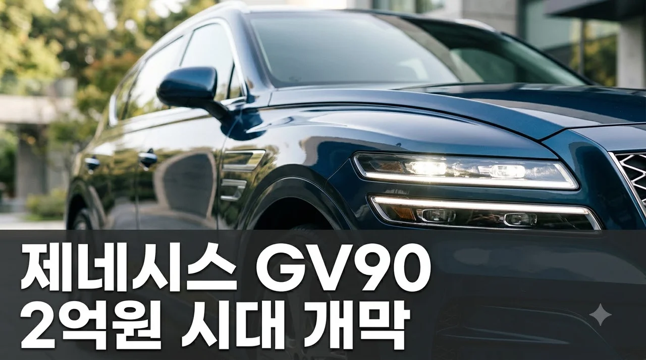 제네시스 GV90 출시일 가격 총정리 국산차 2억원 시대 열까