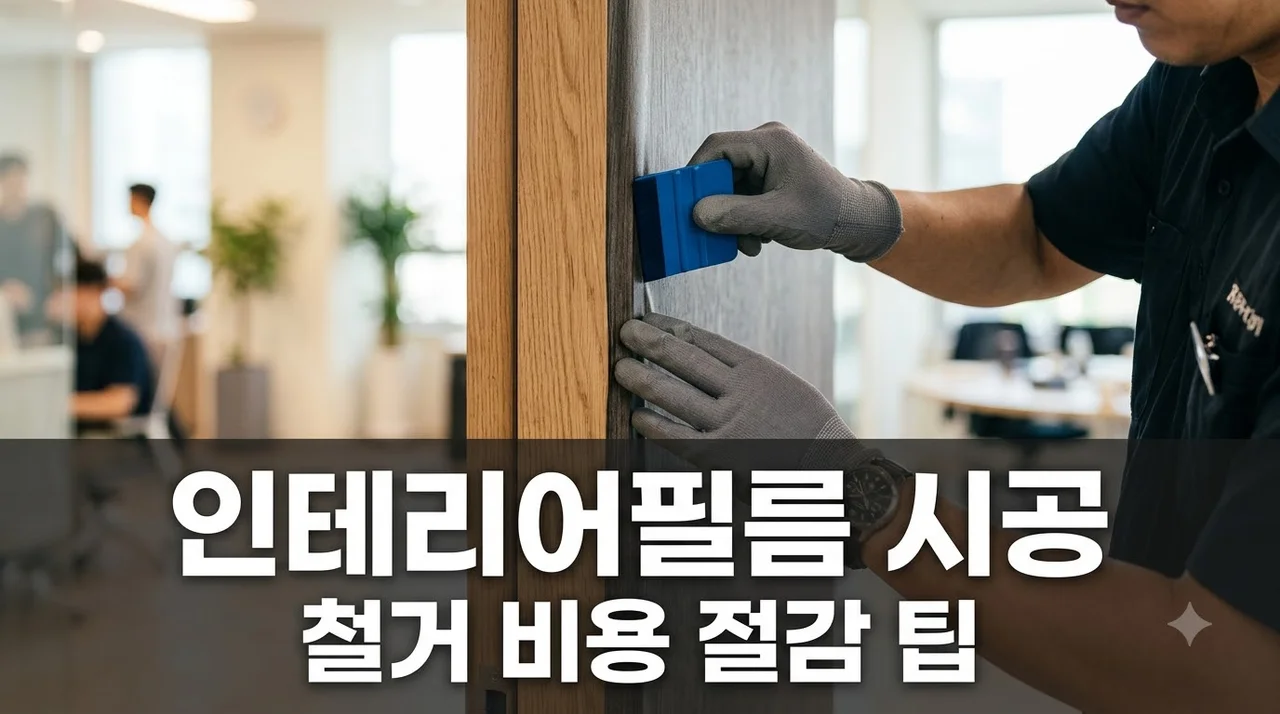철거 부담 줄이는 인테리어필름 비용 절감 및 시공 팁 총정리