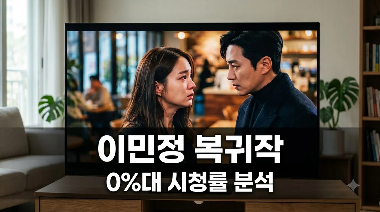 ‘그래, 이혼하자’ 이민정 복귀에도 0%대 시청률 원인 완벽정리