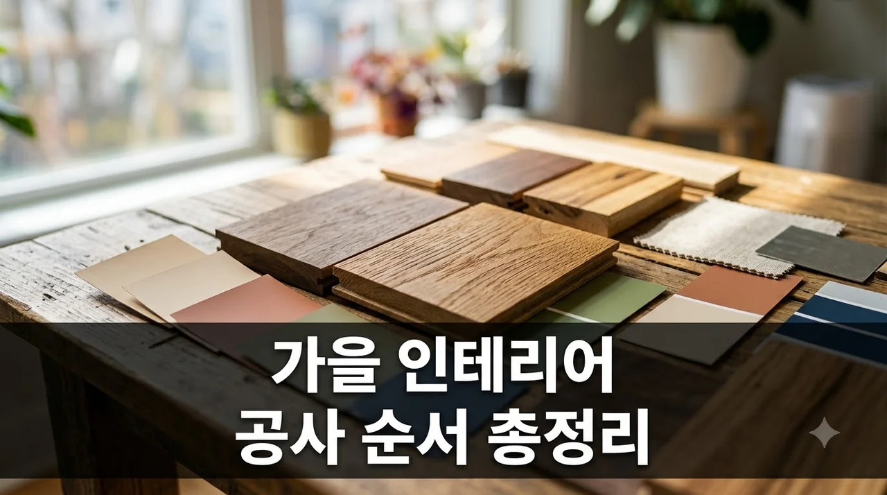 2026 가을 인테리어 교체 순서 총정리: 창호·벽지·바닥·주방 공사 팁