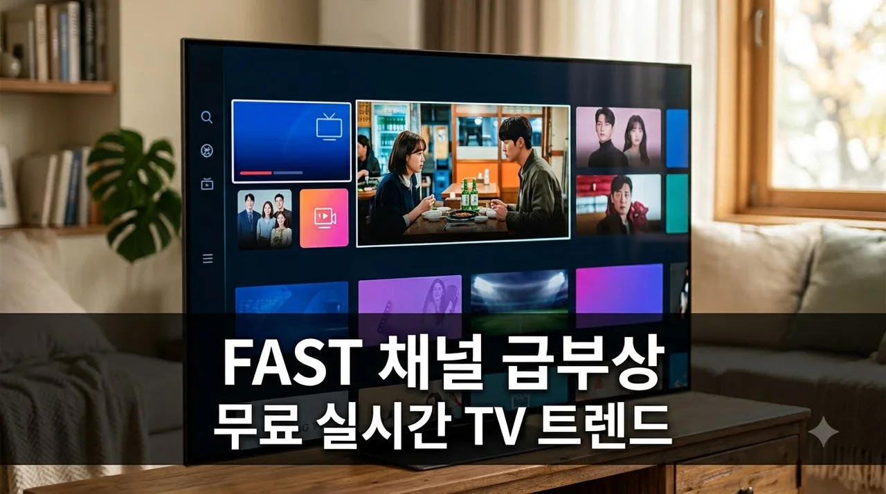 FAST 채널 급성장! 웨이브·쿠팡플레이 24시간 무료 TV 노리는 이유 총정리