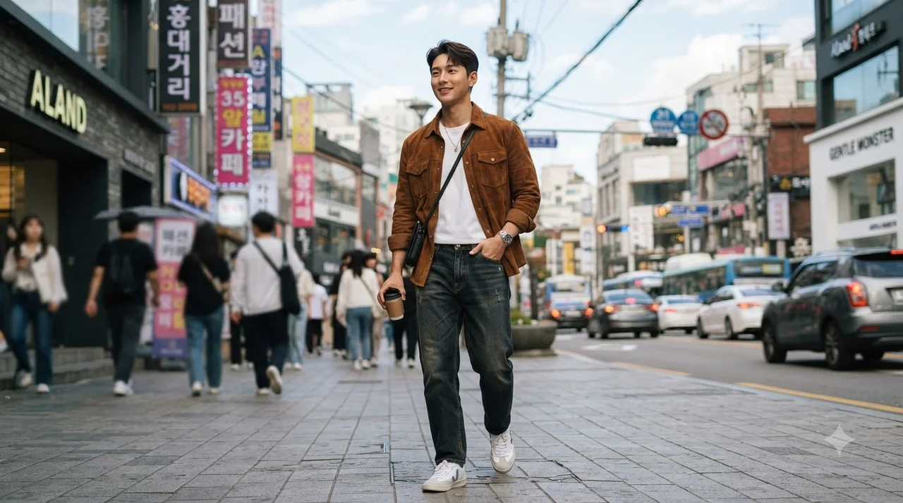 초가을부터 한겨울까지 단계별 스웨이드 코디법