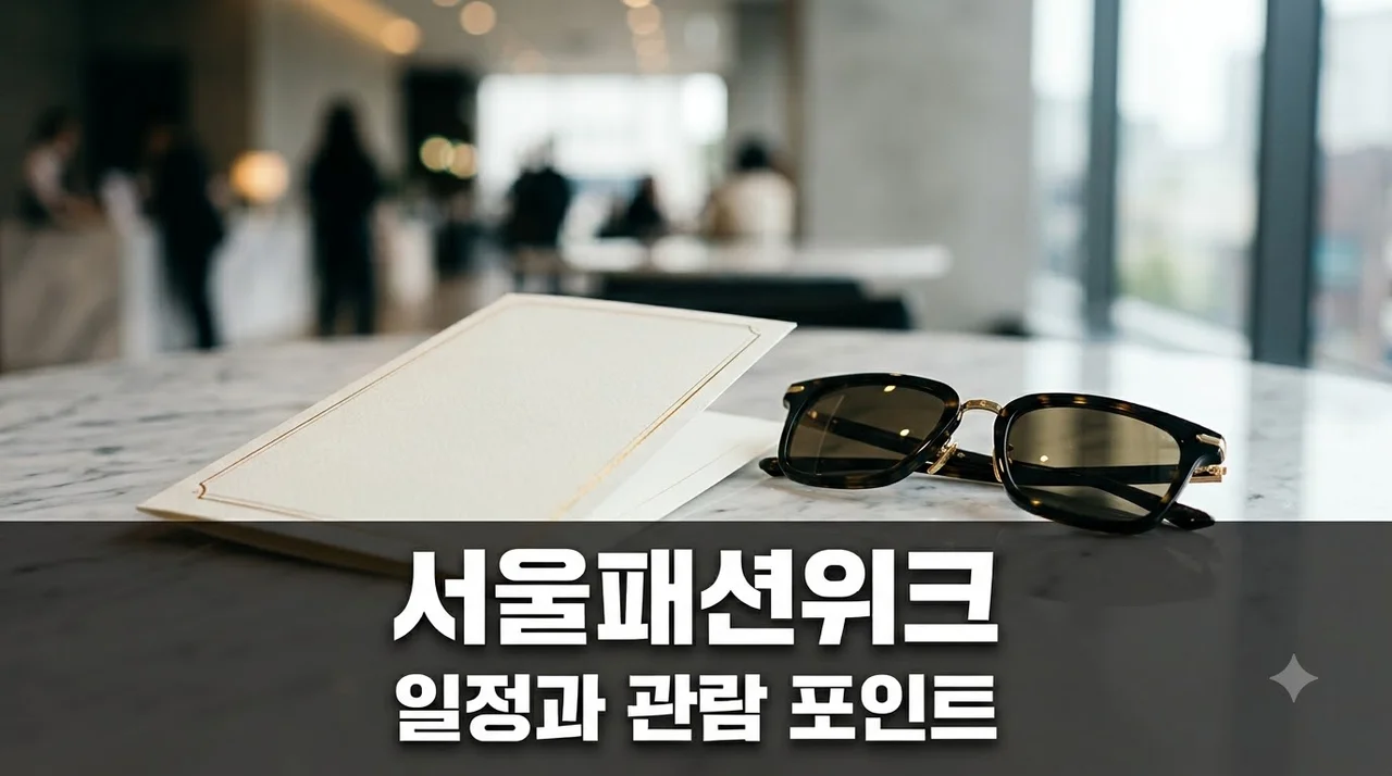 2027 S/S 서울패션위크 9월 1일 개막! DDP와 롯데월드타워 관람 포인트는?