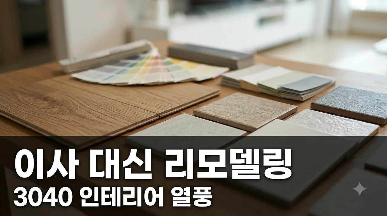 아파트 리모델링 수요 폭증.. 3040이 이사 대신 선택한 이유