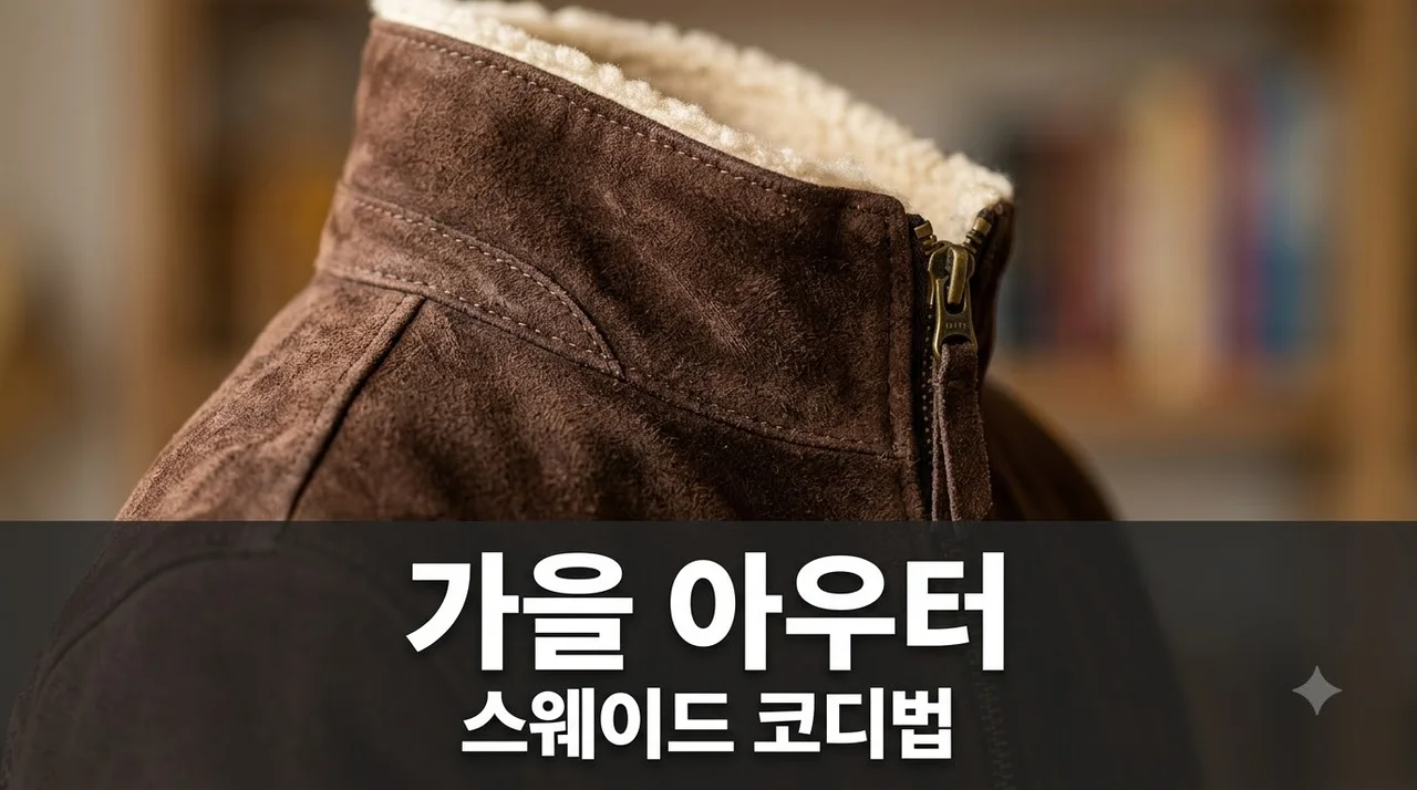 2026 가을 아우터 트렌드, 스웨이드가 다시 뜨는 뜻밖의 이유..