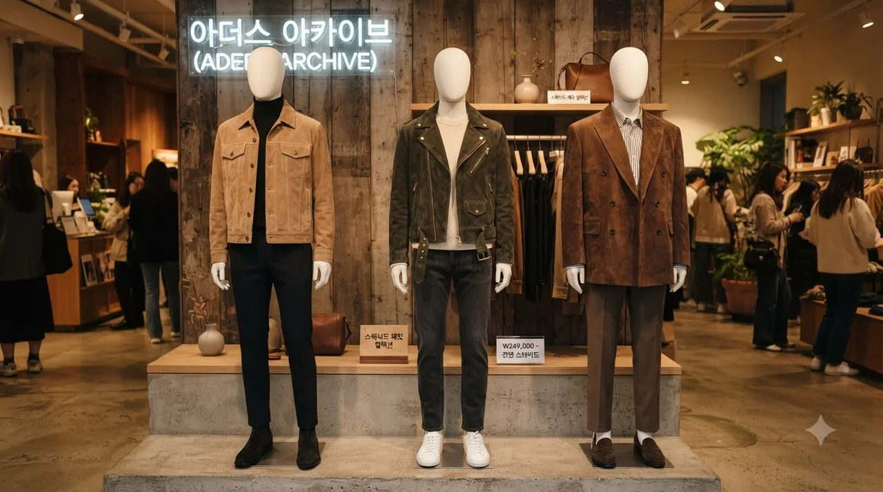 스웨이드 아우터 종류별 특징 및 코디 비교