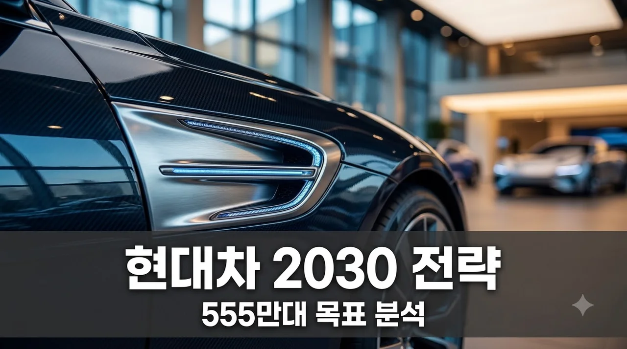 "555만대 팔겠다더니.." 현대차 2030 전략, 미국·유럽 시장 쪼갠 진짜 이유?