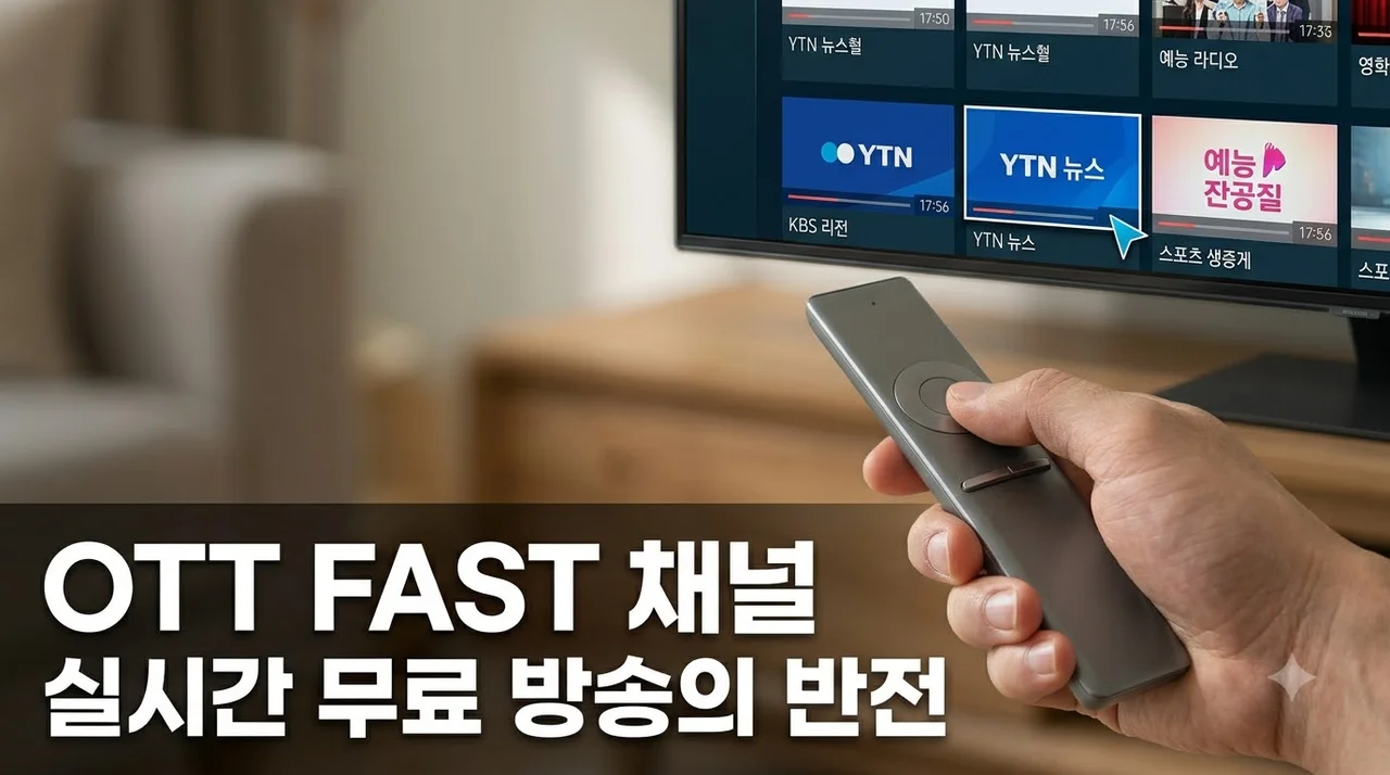 OTT 다시 TV처럼 본다? 웨이브·쿠팡플레이 FAST 채널 뜨는 이유
