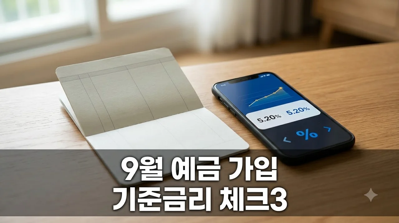 기준금리 3% 떨어진 지금.. 9월 정기예금 가입 손해 안 보는 방법