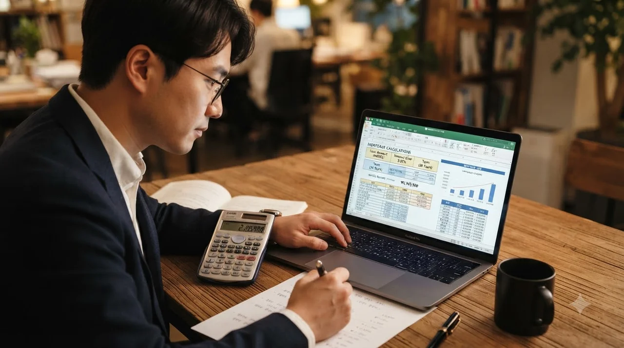 기준금리 0.25%p 인상 시 3억원 대출 월 이자 변동액 결론