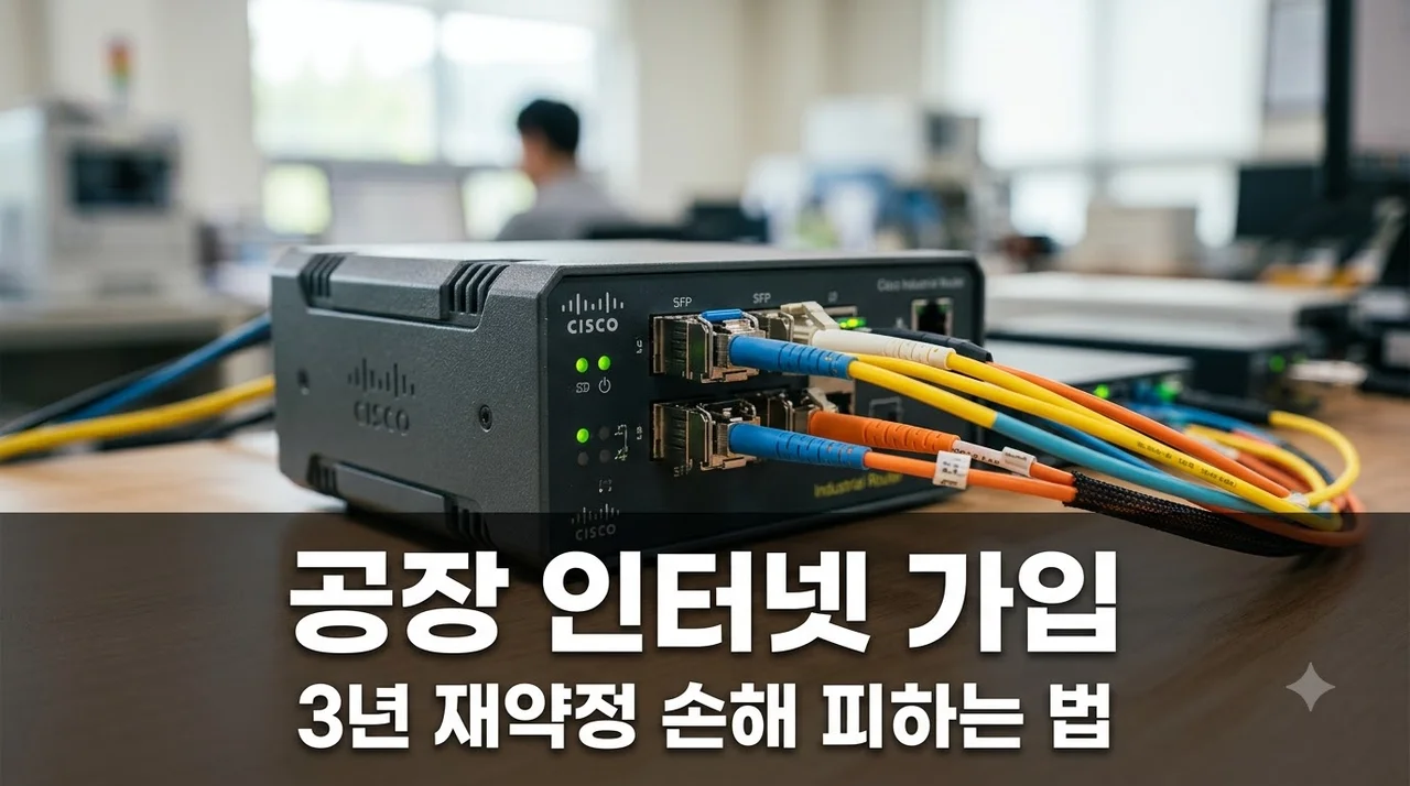 공장 인터넷가입 3년 지났다면 계속 쓰면 손해일까요? 알고 보니 100만원 차이..