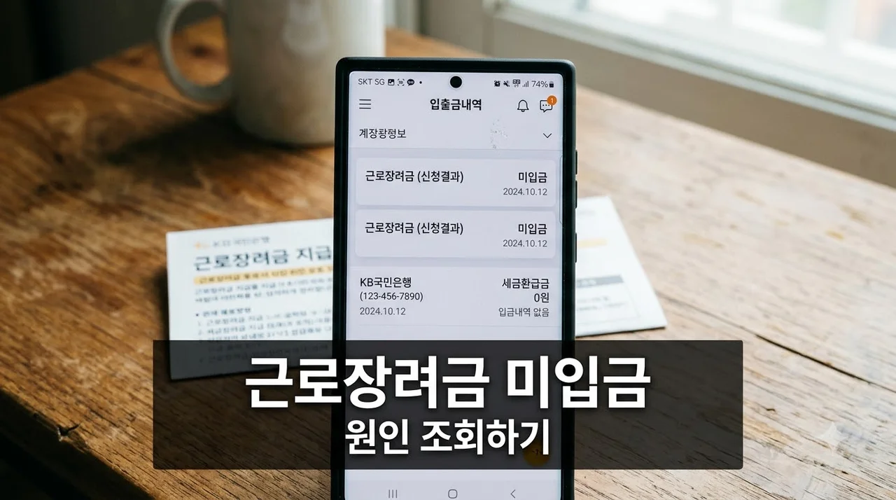8월 31일인데 근로장려금 미입금?.. 홈택스에서 1분 만에 확인한 반전 심사결과