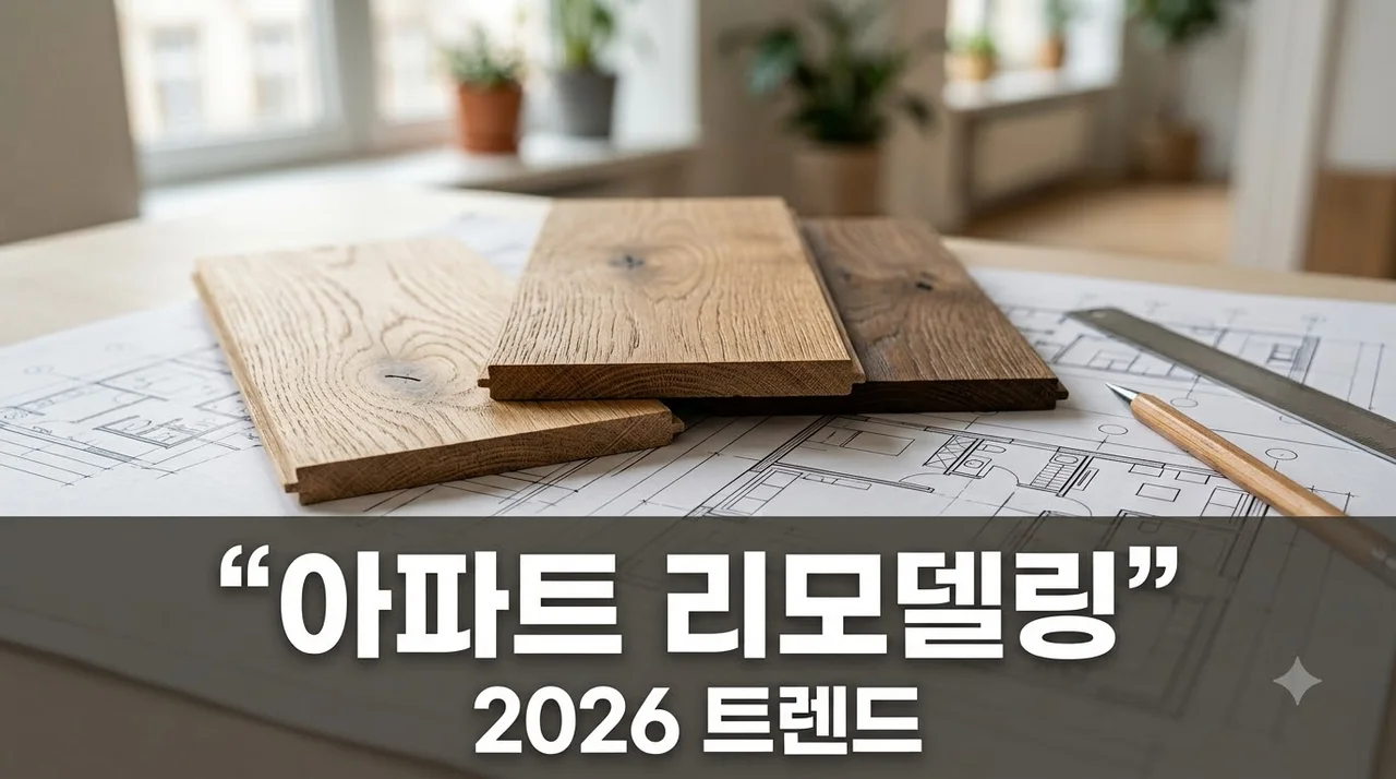 새집 이사 포기하고 살던 집 고쳤더니.. 2026 아파트 리모델링 뜻밖의 이유