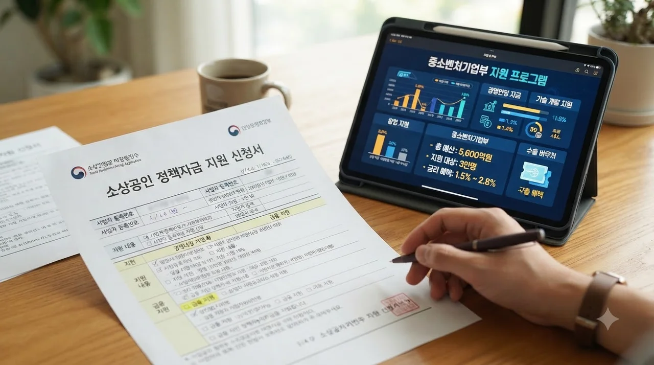 중소벤처기업부 소상공인 채무조정 지원 자격과 혜택