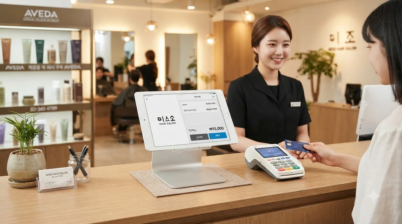 미용실 전용 POS 및 카드단말기 유형 비교