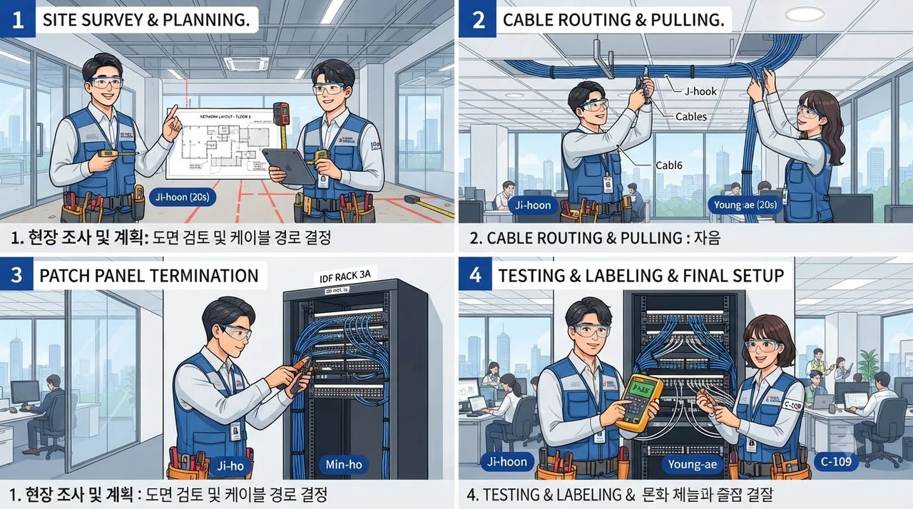 실전 개업 통신 구축 4단계 원스톱 진행 절차