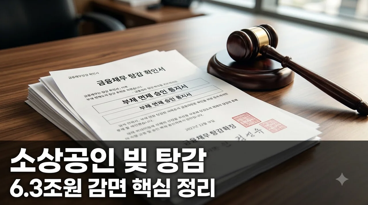 소상공인 빚 6.3조 또 탕감?.. "버티면 해결" 논란 속 핵심 정리