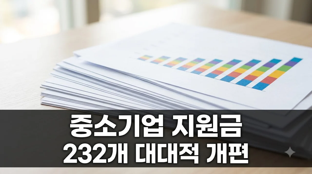 中企 지원금 232개 칼질.. 4조원 어디로 쏠리나 봤더니