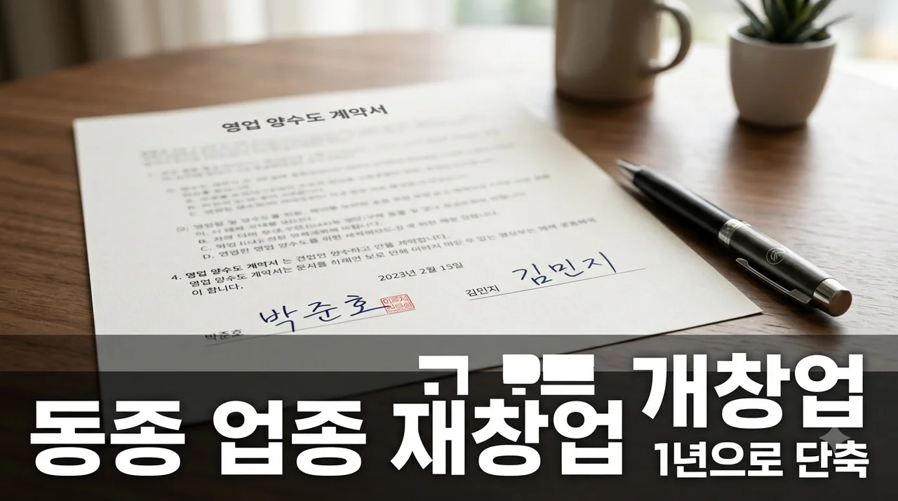 동종 업종 재창업 3년 대기 억울했는데.. 1년으로 단축된 사연?