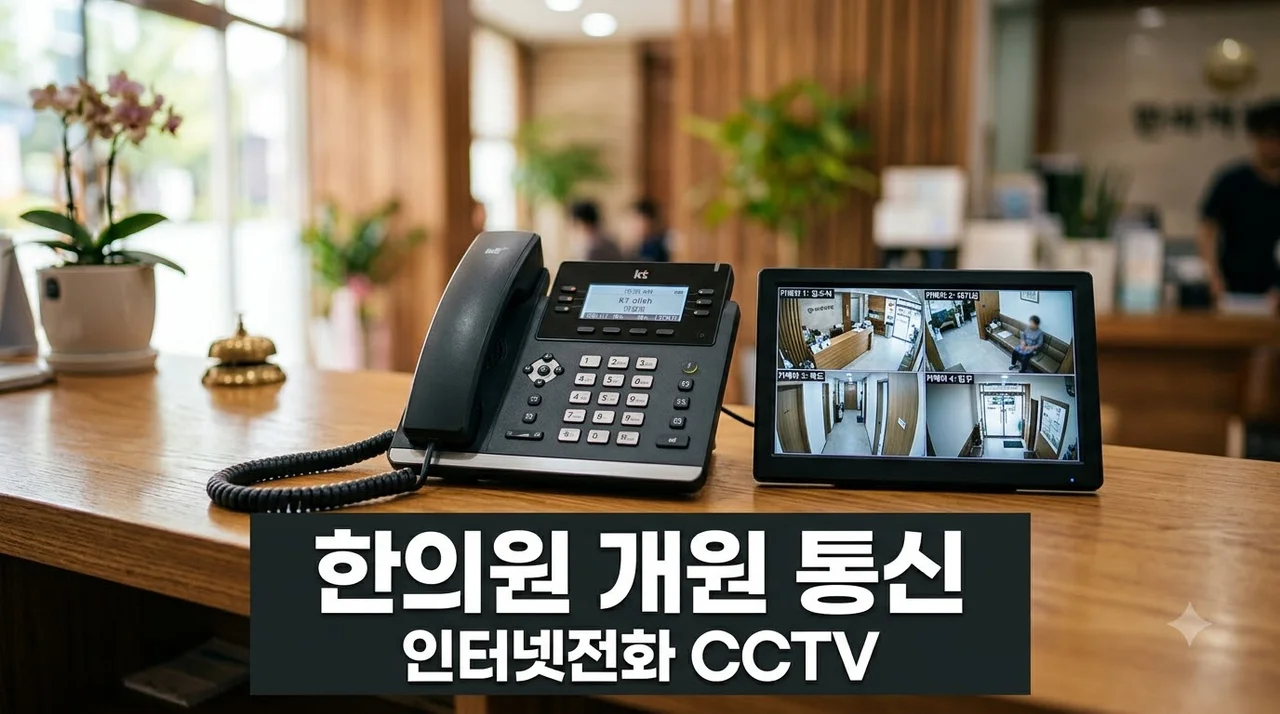 한의원 개원 인터넷전화 CCTV 설치 시 필수 확인 5가지