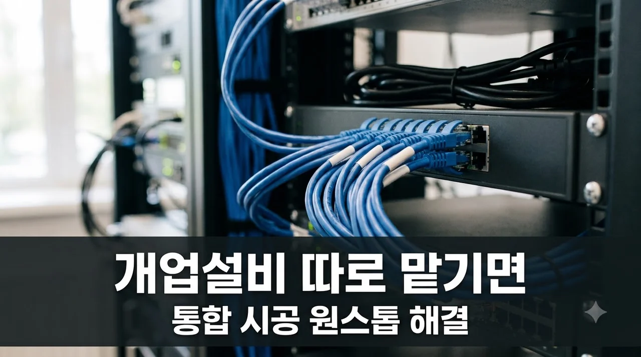 개업 설비 여러 업체에 따로 맡기면 생기는 3가지 문제점 및 해결책