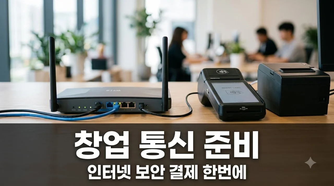 창업 전 인터넷·보안·결제 시스템을 함께 준비하는 방법 총정리