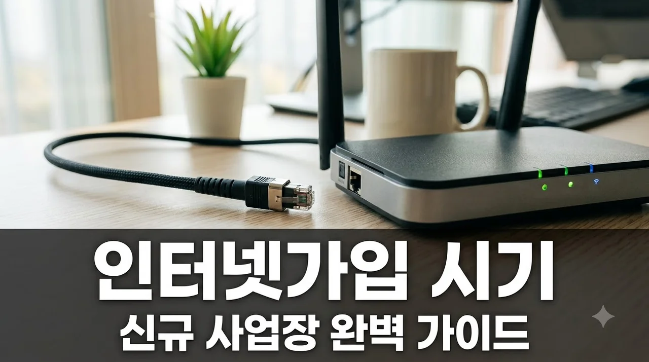 신규 사업장 인터넷가입 언제 준비할까? 개업·이전 준비 시기 총정리