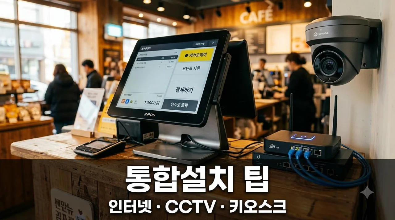 인터넷 CCTV 키오스크 설치 한 번에 진행할 때 필수 체크리스트
