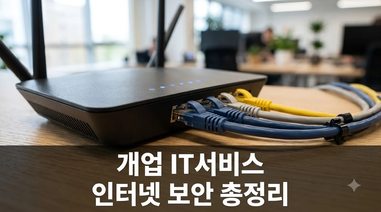 개업 전 필요한 IT서비스, 인터넷부터 보안까지 완벽 준비 순서 총정리
