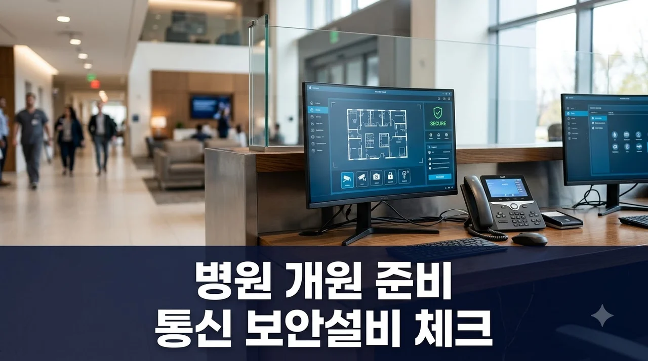 병원 개원 준비 통신과 보안설비 필수 확인 리스트 총정리