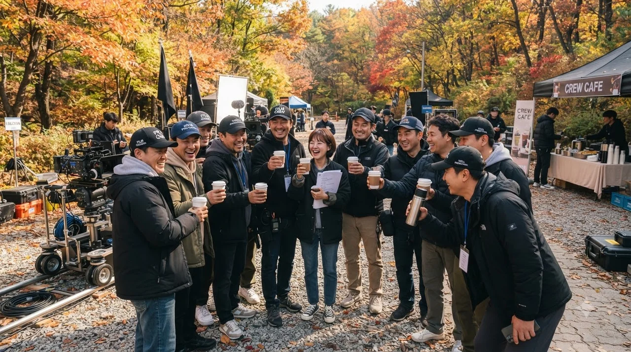 촬영장 훈훈함을 더하는 톱스타들의 응원 문화