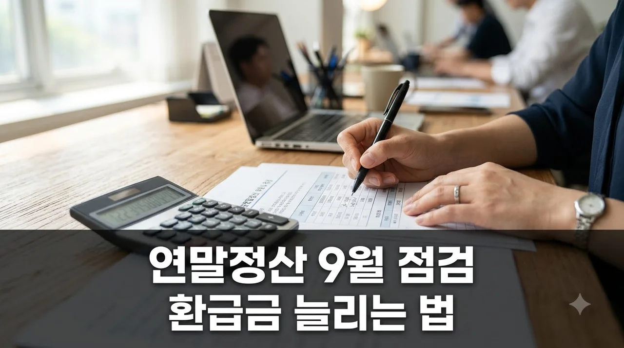 연말정산 9월 중간점검.. 추석 전 챙기면 환급금 50만원 달라진다?