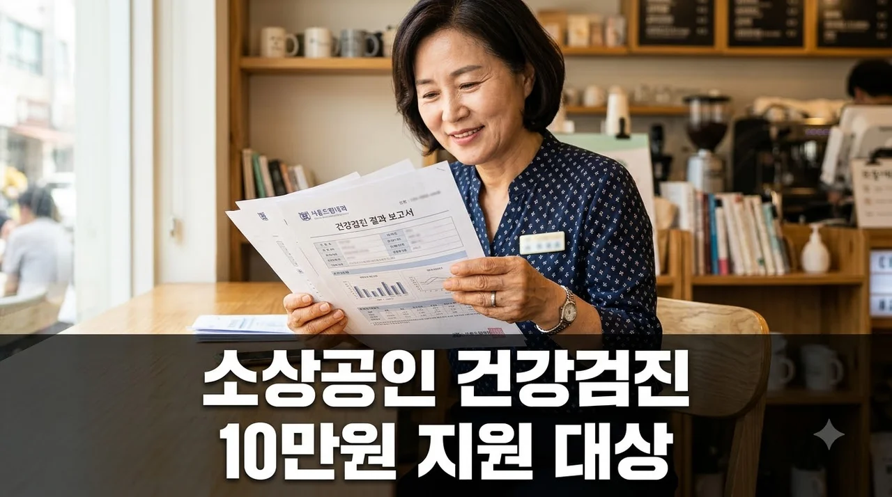 소상공인건강검진 10만원 200만명 준다는데.. 나도 대상일까?