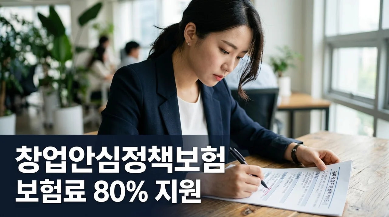 청년 소상공인 창업안심정책보험 보험료 80% 지원 대상 알고 보니?