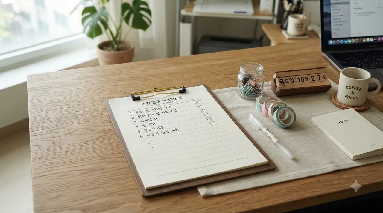필수 제출 서류 및 준비사항 체크리스트