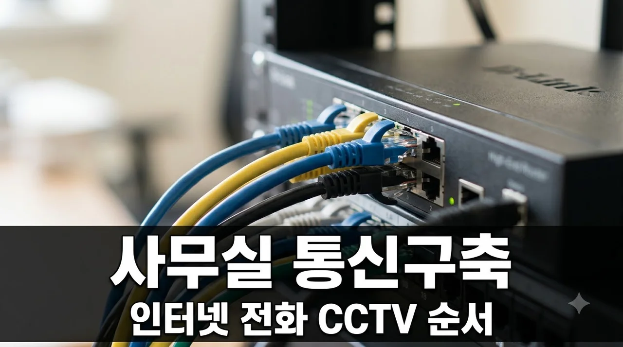 신규 법인 사무실 인터넷·와이파이·전화·CCTV 구축 순서 총정리
