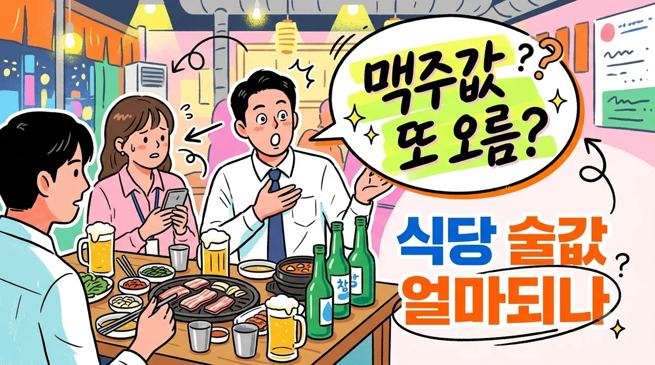 맥주값 인상 결국 또 올랐다.. 하이트진로 11% 올리면 식당 술값은 얼마?